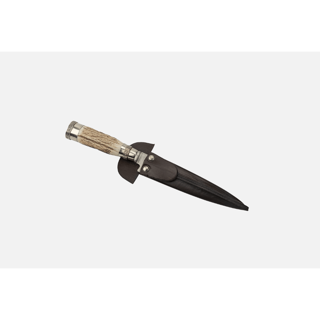 Cutlery - 440 Stainless Steel Knife with Deer Antler and German Silver Handle